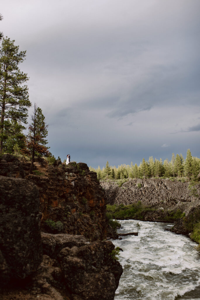 Bend Oregon is an outdoorsy and beautiful location for adventurous couples looking to elope