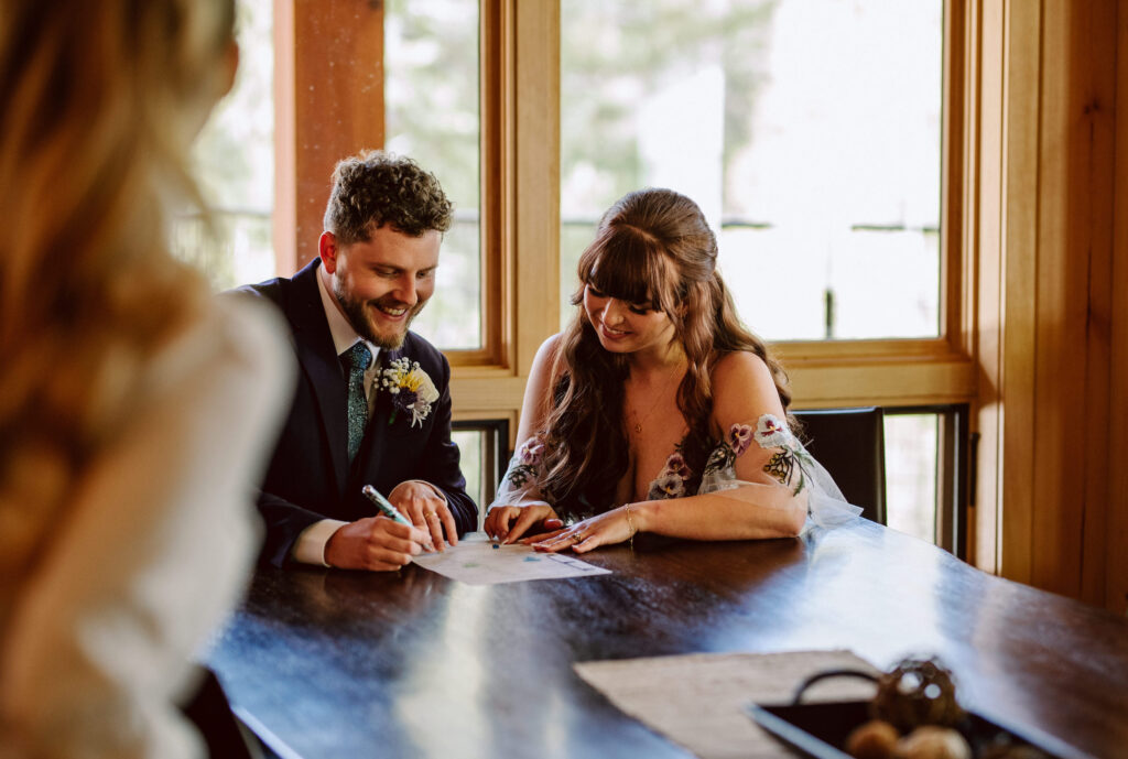 Obtaining a marriage license in both Oregon and Washington is a fairly easy process